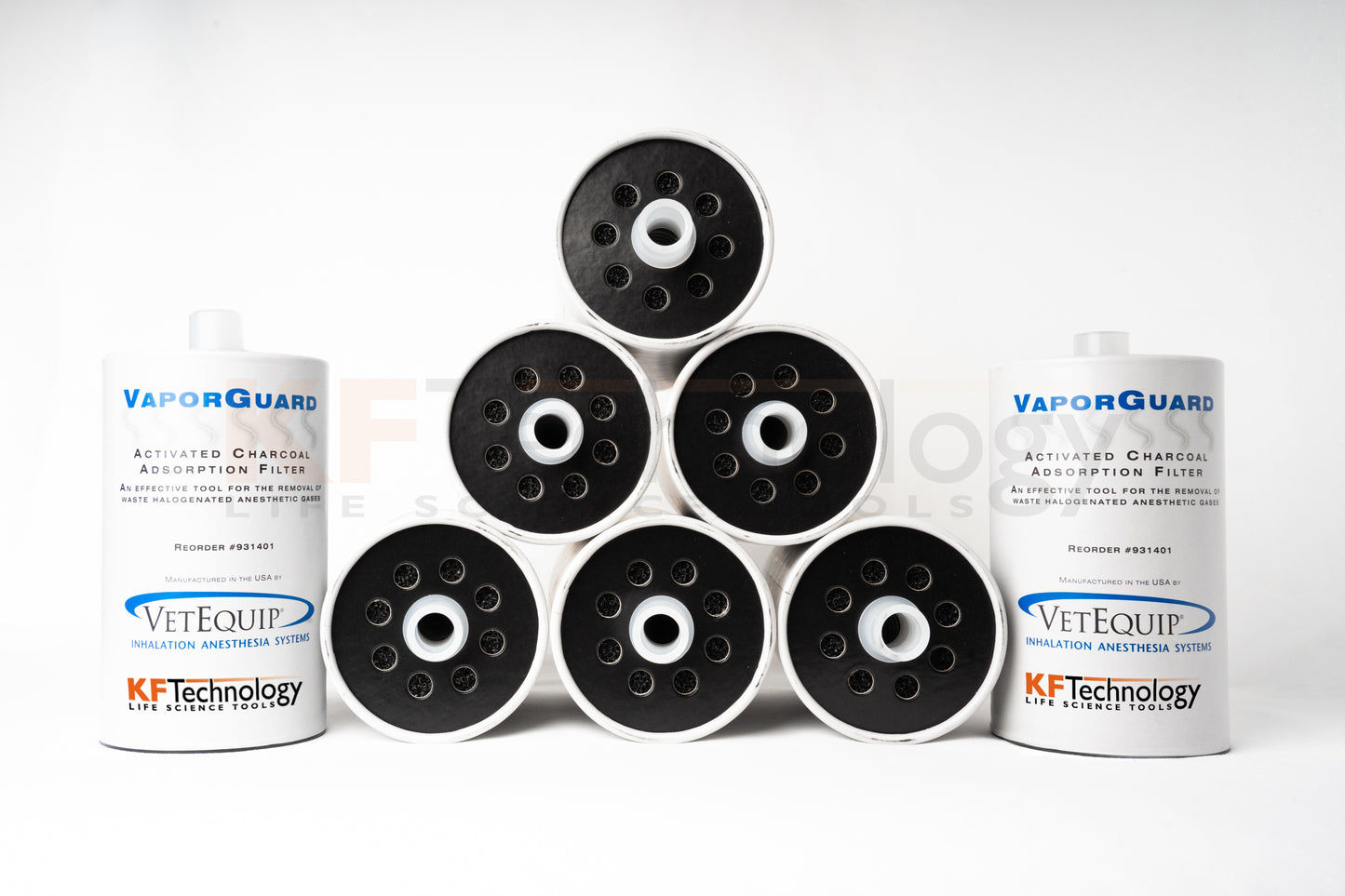 VaporGuard Activated Charcoal Adsorption Filter (8 Filters /box)