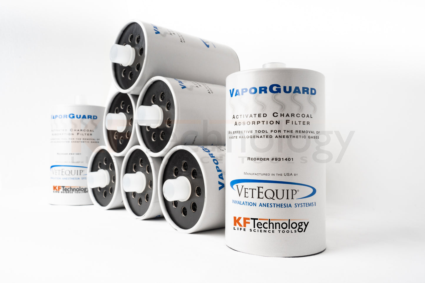 VaporGuard Activated Charcoal Adsorption Filter (8 Filters /box)