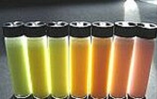 3D-Aldehyde coated fluorescent microparticles